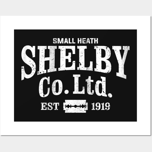 Shelby Company Limited Small Heath EST 1919 Wall Art by TextTees